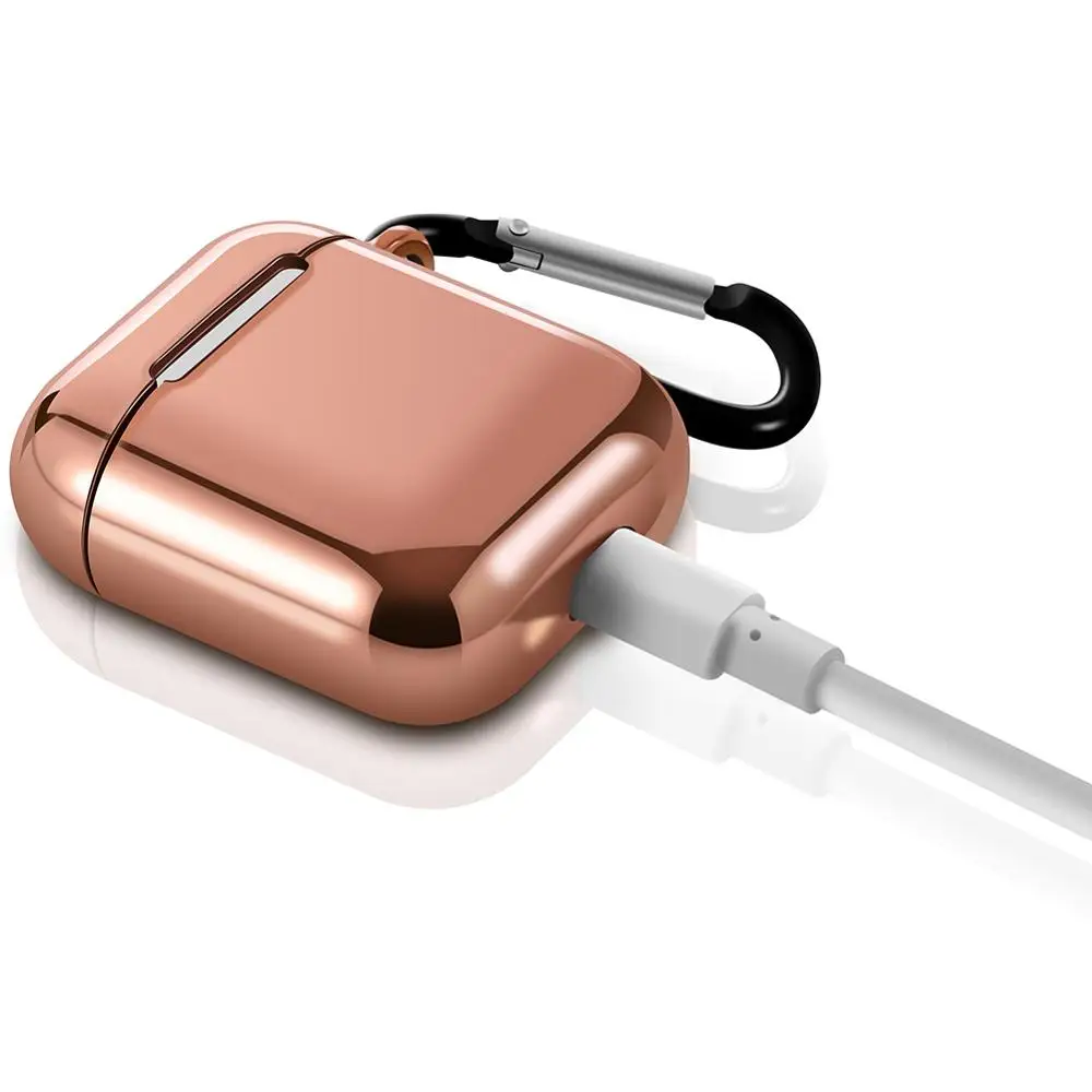 Чехол для наушников Ehomebuy Fashoin Airpods с гальваническим покрытием из ТПУ чехол