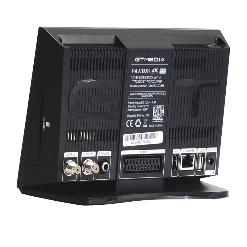 Спутниковый ресивер GTMEDIA V8 UHD DVB S2 2020 встроенный Wi-Fi T2-MI H265 DVB-S/S2/S2X + T/T2/Cable/ATSC-C/ISDBT с