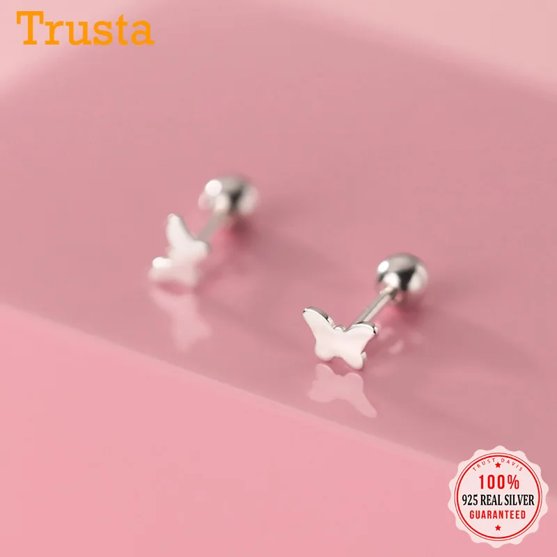 

Серьги-гвоздики женские из серебра 925 пробы, в форме бабочки