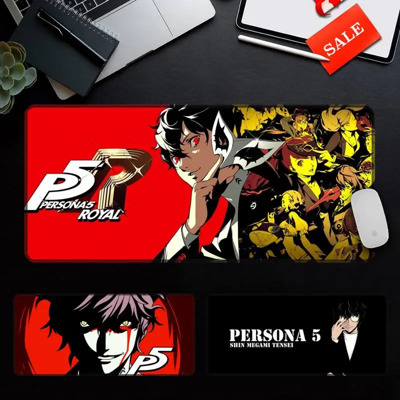 

Persona 5 Королевский по индивидуальному заказу игровой коврик для мыши для ноутбука компьютер игровой коврик для мыши анти-скольжения натурал...