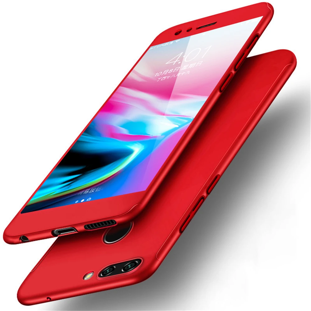 360 градусов полное покрытие чехол для телефона для huawei Nova 4E 3E 2 2S Экран Защитная крышка Honor 8 9 10 Lite 9i V9 играть V10 V20 7X 8X 8A