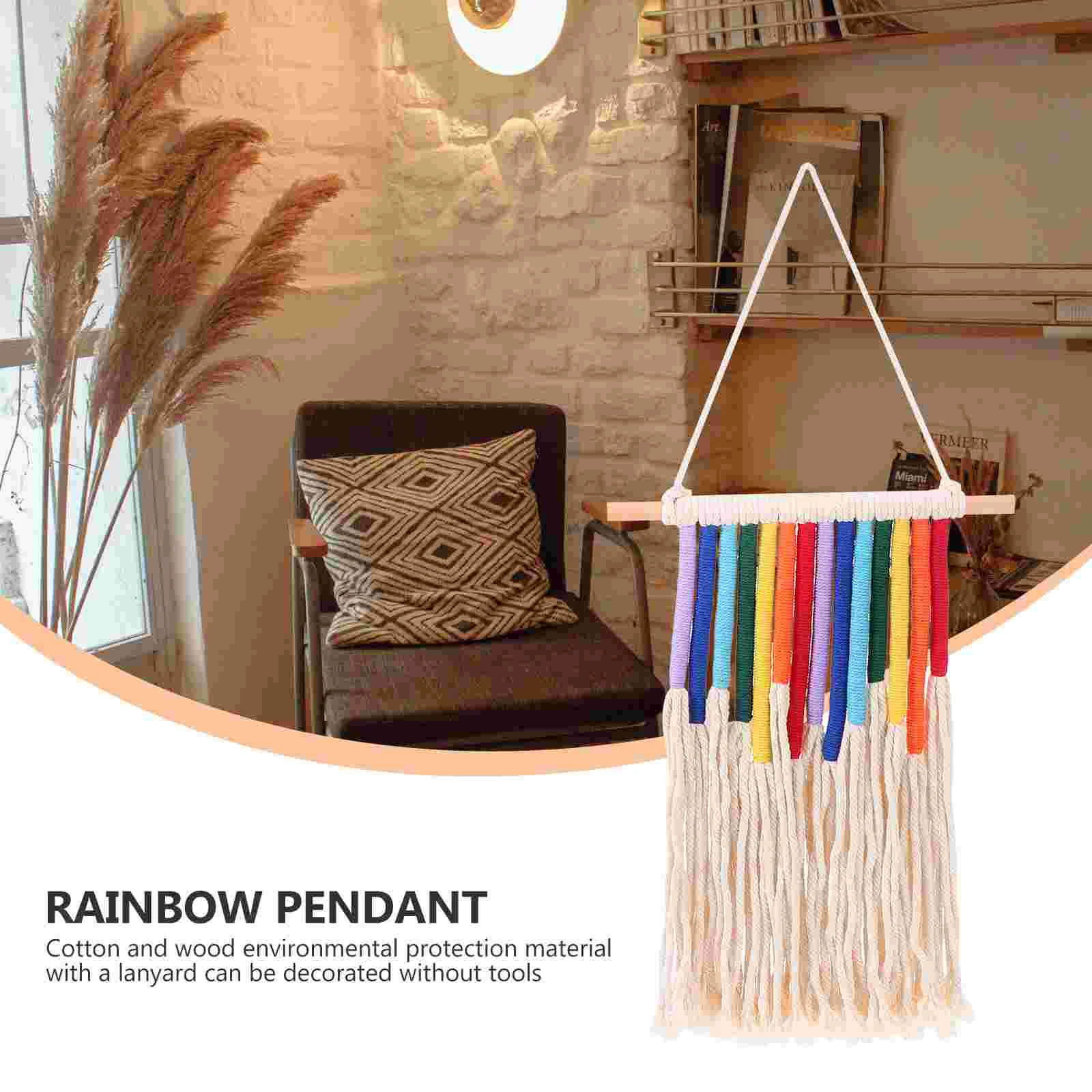 1 шт. детский гобелен с радужной подвеской | Дом и сад
