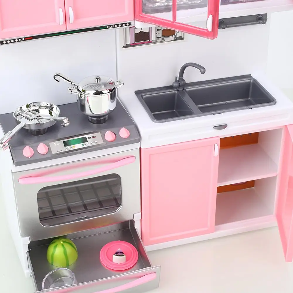 Имитация кухонных шкафов Детские ролевые игры инструменты для приготовления