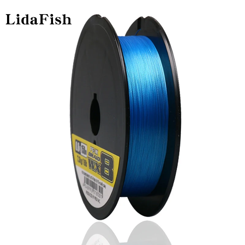 

Newest 150M 8 Strands Blue Anti-wear/Anti-corrosion Japanese Multifilament Bass Fishing Line PE Braided Line 16LB-40LB