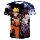Футболка Мужскаяженская с 3D-принтом, модный топ с коротким рукавом, в стиле аниме, интересный Повседневный стиль, лето 2021