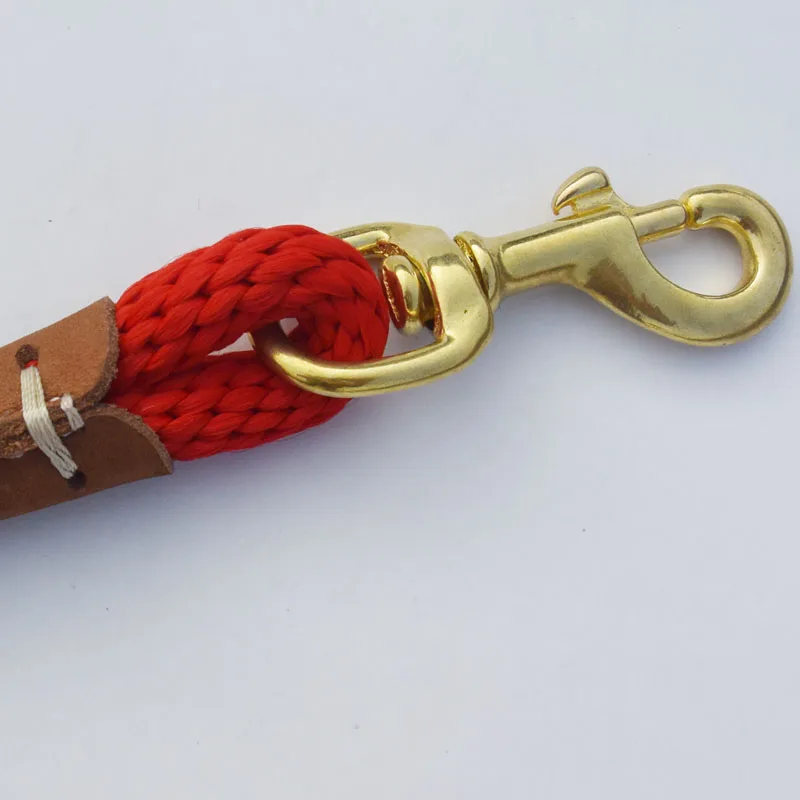 2 шт. высококачественный кожаный поводок для собак + 4 фута 5 футов обучения