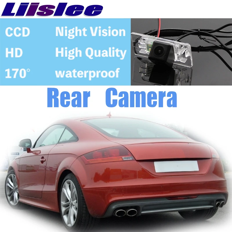 

Liislee Car Camera For Audi TT TTS MK2 8J 2007~2014 High Reverse Rear View Back Up Camera For PAL / NTSC to Use | CCD With RCA