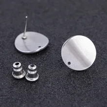 10 шт. сережки из нержавеющей стали с отверстием diy коннектор