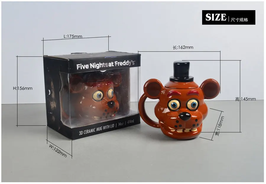 Креативная керамическая кружка аниме Five Night At Freddy кукла мультяшная игра