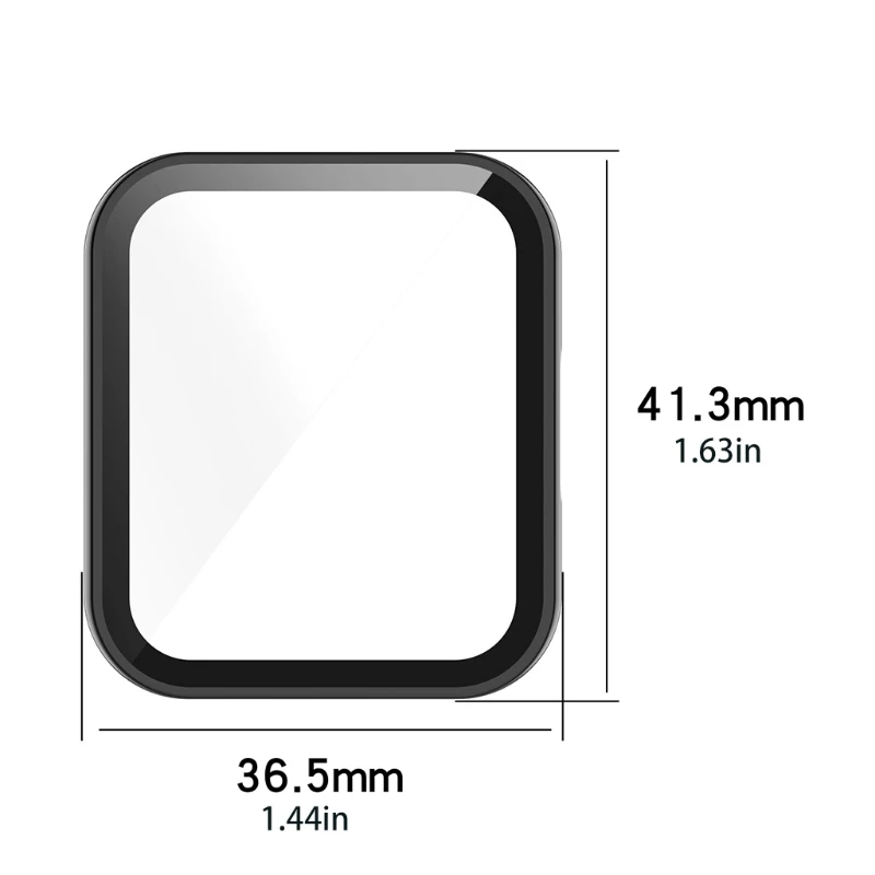 Подходит для Redmi Watch 2 Lite чехол с закаленной пленкой защита экрана ударопрочный
