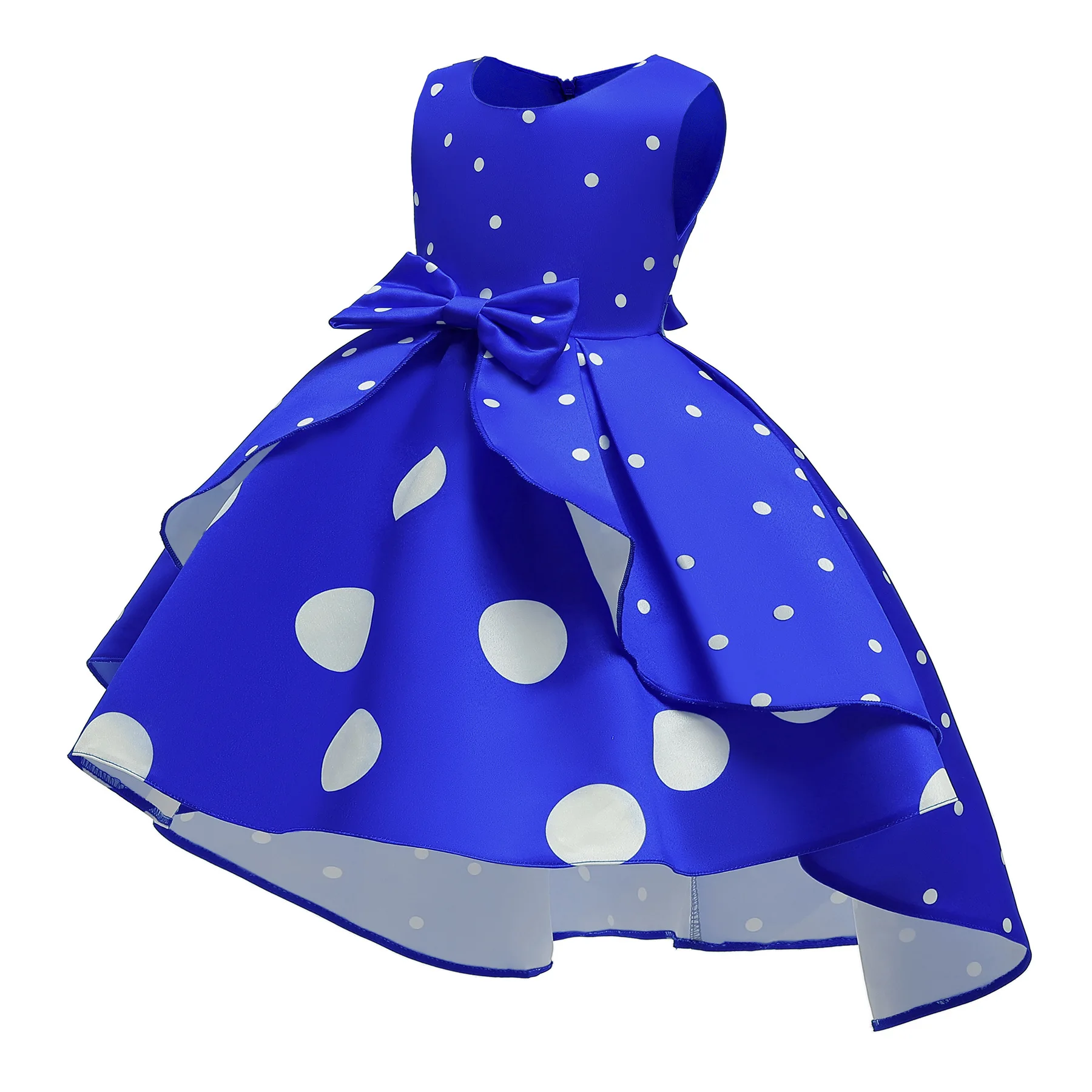 Girls Princess party Dress Birthday wedding clothes Girl Pearl Flower Sleeveless Gown Prom for 2-10 Yrs Baby clothing | Детская одежда