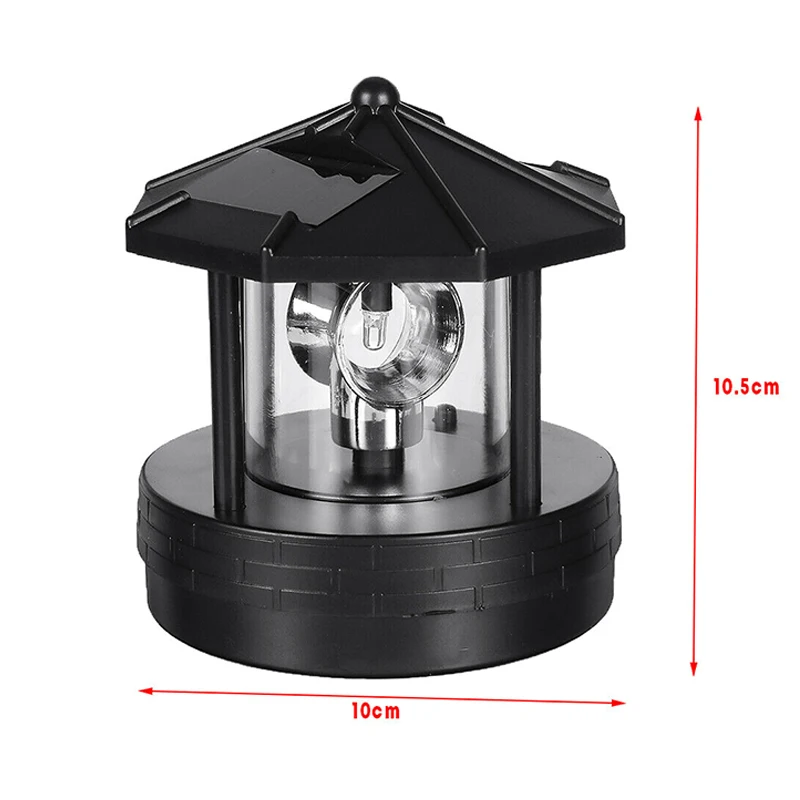 

Solar LED Rotating Lighthouse Light Garden Yard Lawn Lamp Lighting Outdoor Home Decor FP8