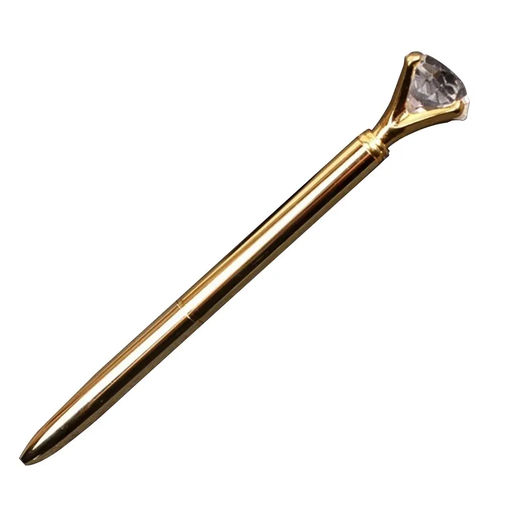 Luxury Portable Big Crystal Pen Diamond Ballpoint Pens Stationery Ballpen Home Office School Supplies Drop Shipping Wholesale |