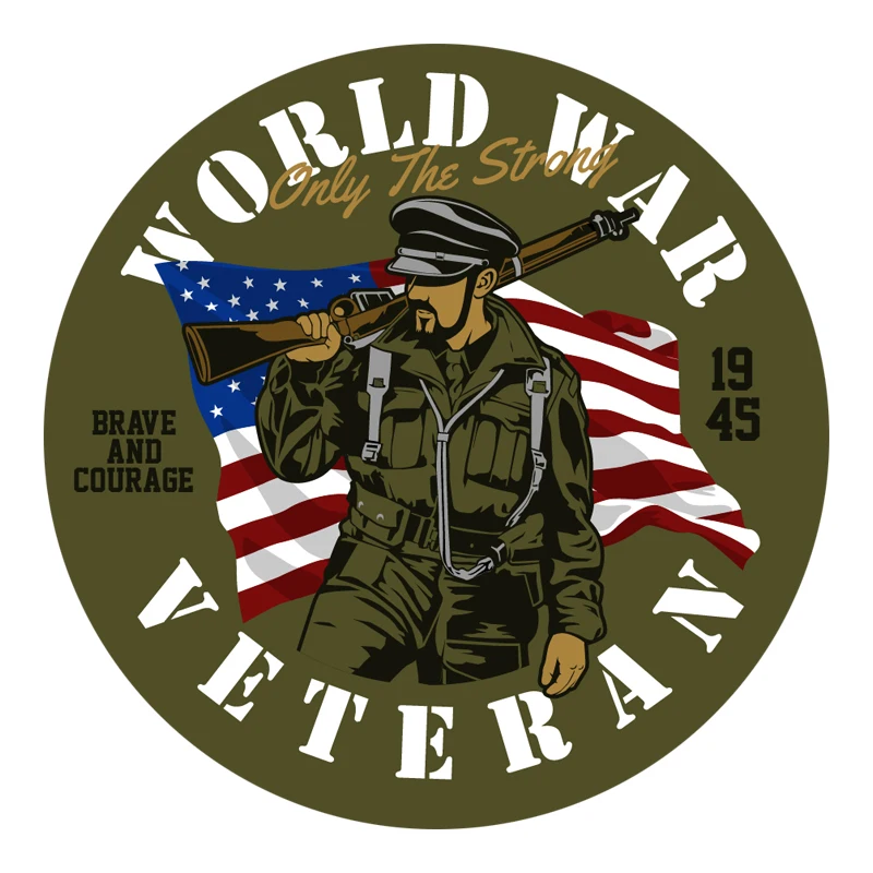 

American World War II 1945 Vintage Tricycle Car Sticker Sticker #1210