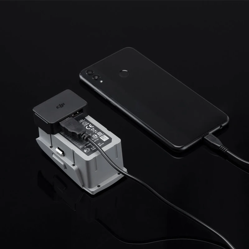 

Original Mavic Air 2 Battery Charging Hub Car Charger to Power Bank Adapter USB Phone Charger Converter Accessories