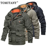 winter mens outdoor fleece warm jackets waterproof multi pocket hiking coat man autumn hooded parka military tactical outerwear