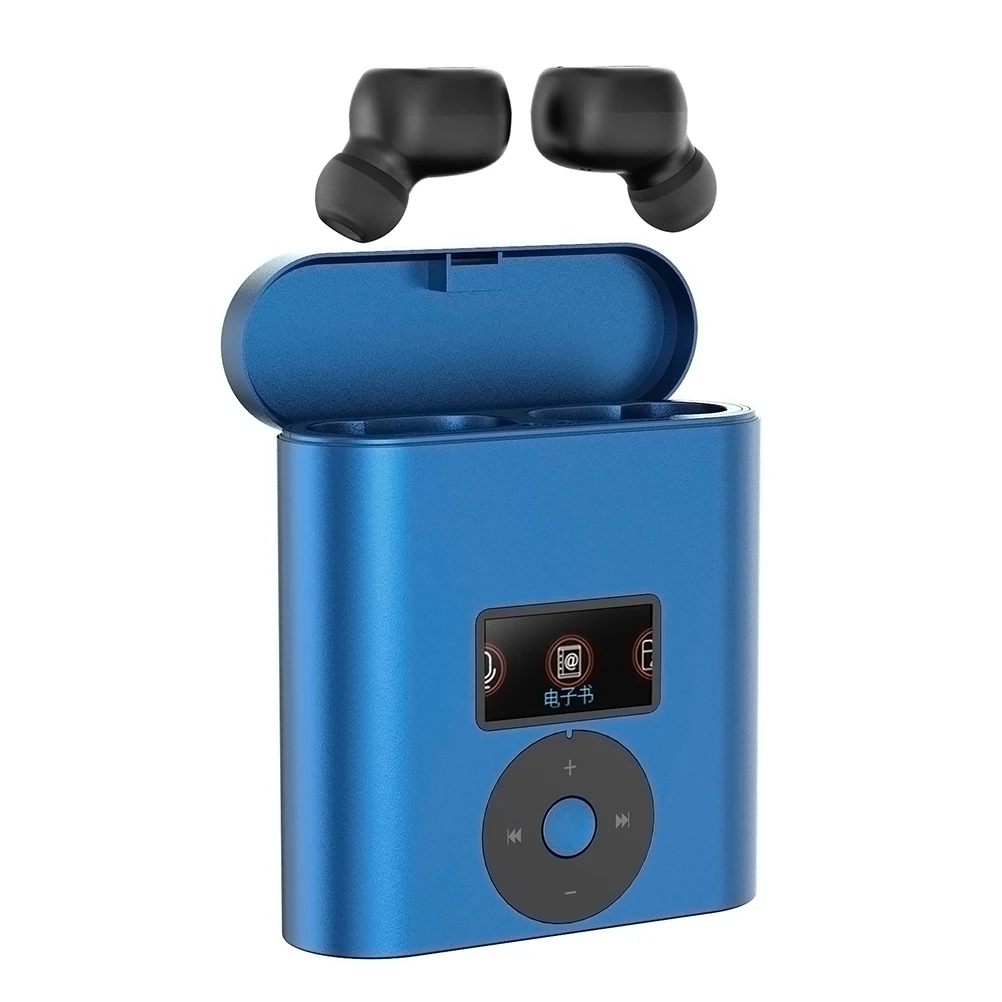 Беспроводные наушники 3 в 1 TWS Bluetooth 5 0 сенсорное управление 9D музыка mp3 плеер с 8 Гб