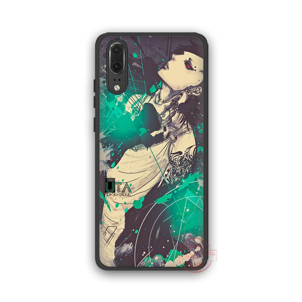 WEBBEDEPP Tokyo Ghoul Uta Модный мягкий чехол для телефона Huawei P10 P20 P30 Lite Pro Y6 Y7 Prime 2018 Y9 2019 |