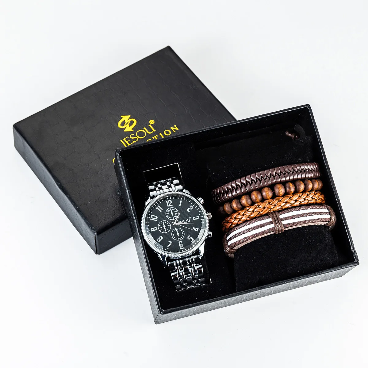 

Женские часы Reloj, дизайнерские часы, мужские Модные кварцевые часы с ремешком + браслет, комплект из 5 шт./компл., оптовая продажа товаров