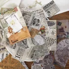 Винтажные Стикеры, 55 шт.упак., стикеры в стиле Парижской поэзии, дневник, скрапбукинг, школьные Канцтовары
