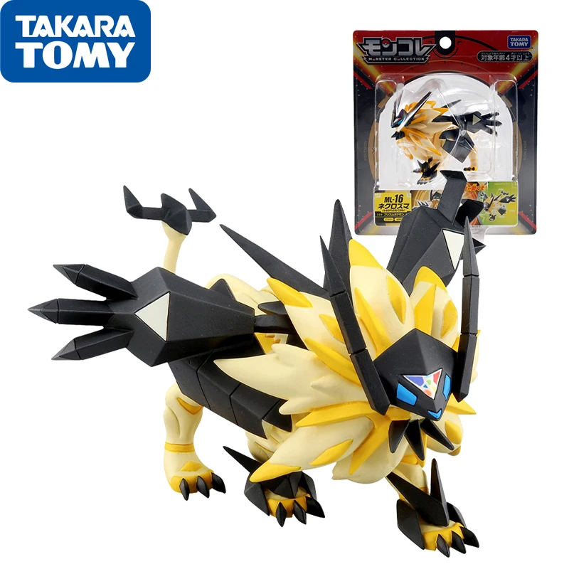 

Tomy Pokemon Figure Pokémon Ultra Sun and Ultra Moon Necrozma Q Version Pokemon Cute Dolls Classic Toys for Boys Collection