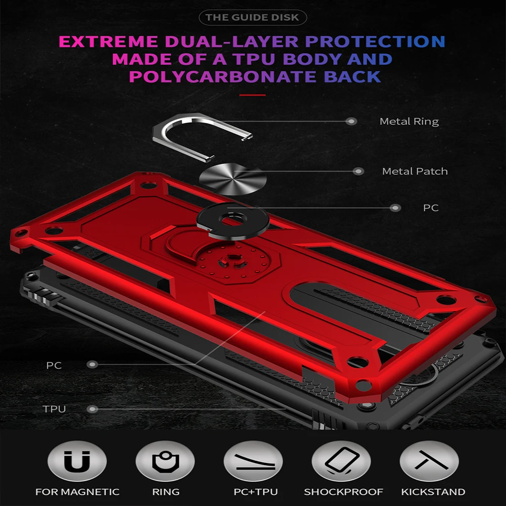 Противоударный чехол для Xiaomi Redmi Note 7 7A 8 8A 8T 9 9A 9C 9S K20 K30 Pro Max Poco X2 F2 | Мобильные