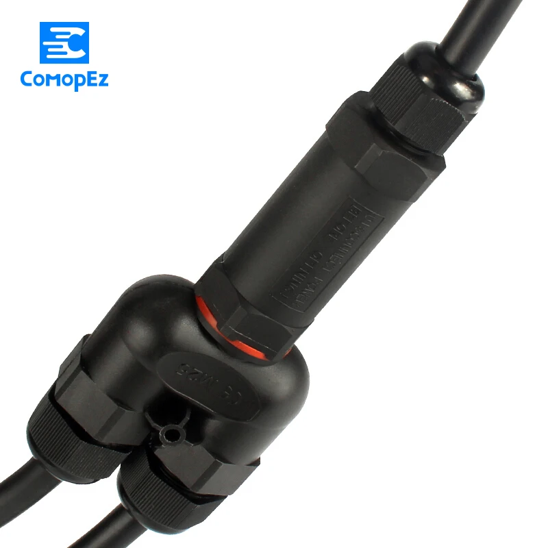 1 шт. водонепроницаемый Т образный соединитель для проводов|Соединители| |