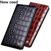 handmade luxury fundas real skin leather magnetic holster cases for oppo realme c25oppo realme c21oppo realme c20 phone bag