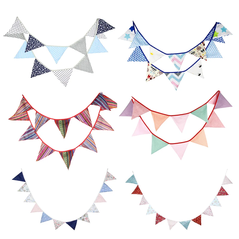 Флажки в горошек из хлопка 3 2 м | Дом и сад