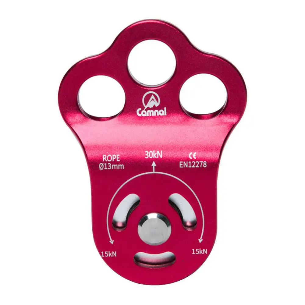 

Шкив для спасательных работ 30 N 3-х отверстия, шкивы для скалолазания, портативные Тяжелые алюминиевые стальные фиксированные шкивы для расш...