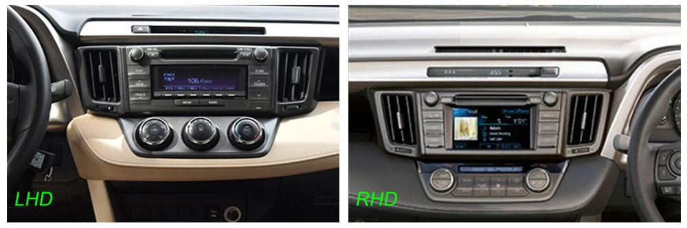 SINOSMART 2.5D ips/QLED автомобильный аудио gps навигационный плеер для Toyota RAV4 2013- RHD LHD 32EQ DSP, 4G опционально