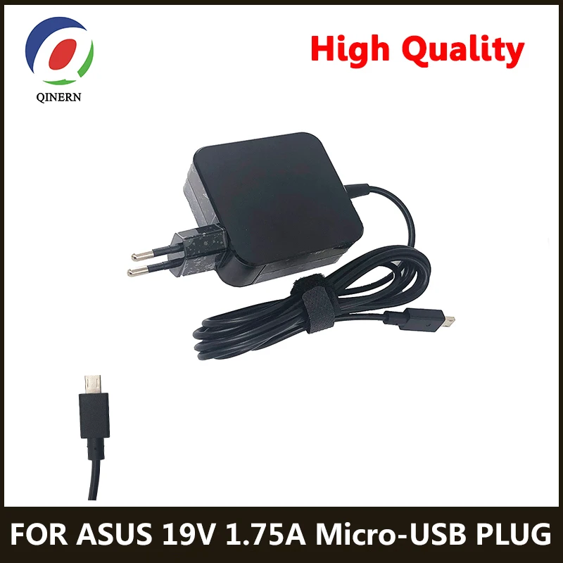 19V 1.75A 33W Micro-USB AC адаптер для ноутбука Зарядное устройство Asus Eeebook X205 X205T X205TA E202 E202SA
