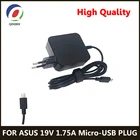 19V 1.75A 33W Micro-USB AC адаптер для ноутбука зарядное устройство для Asus Eeebook X205 X205T X205TA E202 E202SA E205SA EXA1206UH нетбук