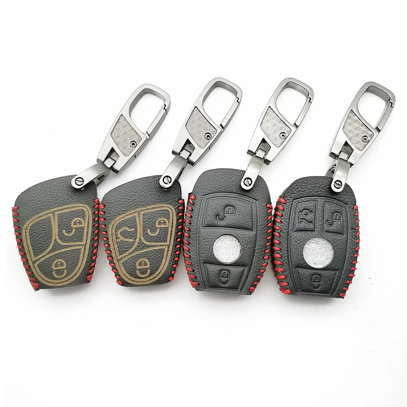 Новинка кожаный чехол для автомобильного ключа Mercedes Benz AMG BGA W C B R A S E класс CLS CLK SLK CL