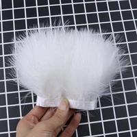 1 meter fluffy white marabou feathers trim fringe width 7cm clothing sewing crafts plumes decoration