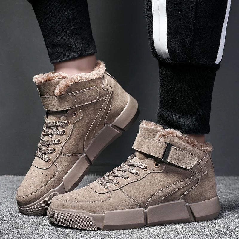 

2021 Men Winter Warm Shoes Male Casual Lace Up Shoes Sapato Tenis Masculino Adulto Buty Scarpe Uomo Krasovki Sneakers Schoenen