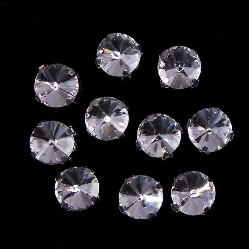 Круглая четырехкогтевая Стразы s-образное сверло со стразами бриллиантовые