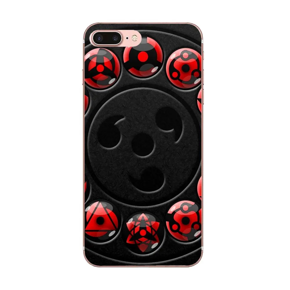 Силиконовый чехол с мультяшным героями аниме Наруто Шаринган мангекю для Huawei Honor