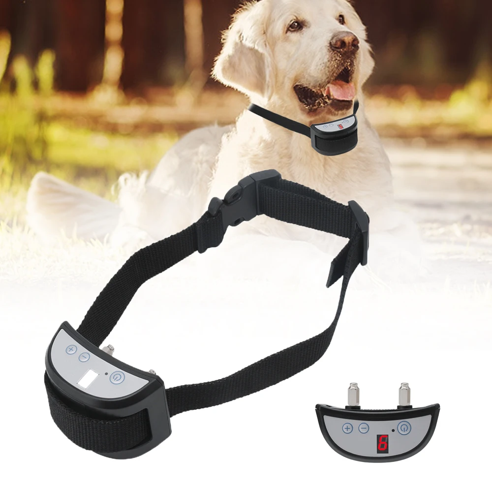 Водонепроницаемый кинологический Ошейник электрическим анти кора воротник