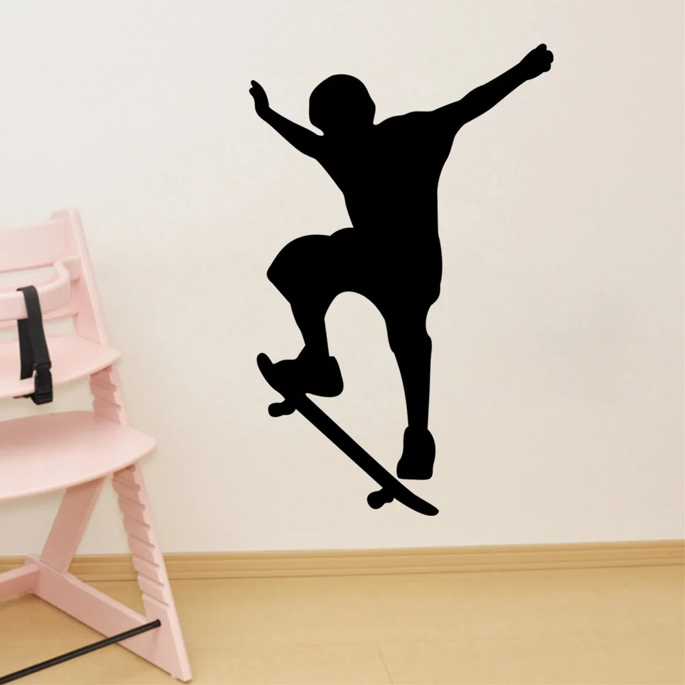Одиночный Скейтбординг рандомный Декор детской комнаты художественные