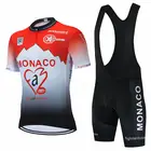 Монако летние шорты рукав Для мужчин Велоспорт Джерси Набор дорожный велосипедный велосипед равномерное Прокат Одежда дышащая одежда для велоспорта