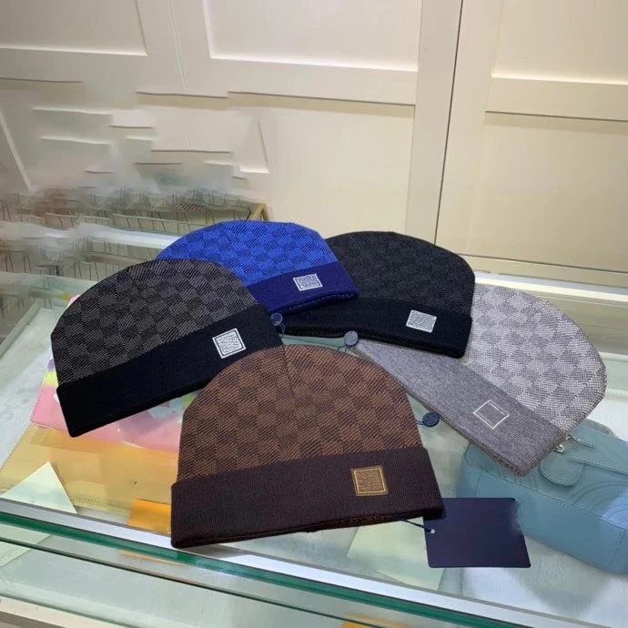 

Fashion Adult High Quality Design Letter Embroidery Hats Men and Women Wool Bonnet Beanie Hat
