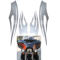 flame decals fairing vinyls stickers for harley touring street glide electra glide ultra classic trike models