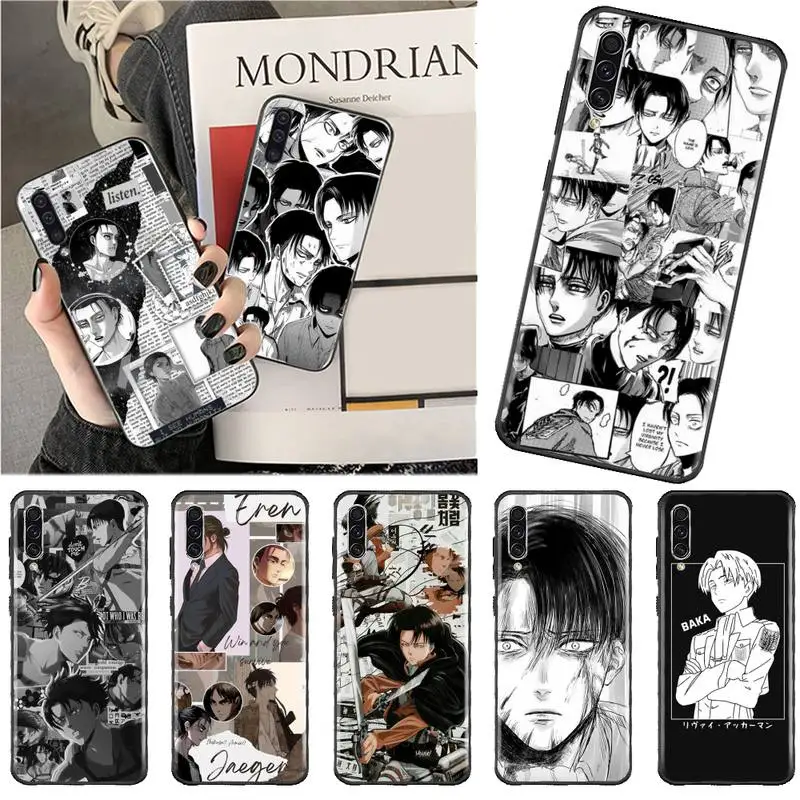 

Attack on Titan Phone Case For Samsung A40 A50 A51 A71 A20E A20S S8 S9 S10 S20 Plus note 20 ultra 4G 5G