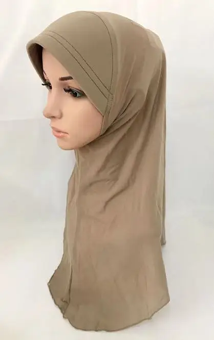 Muslim Hijab Headwear One Pieces Amira Headwrap Scarf Islamic Ramadan Turban Dubai Women Prayer Arab Jilbab Shayla | Тематическая