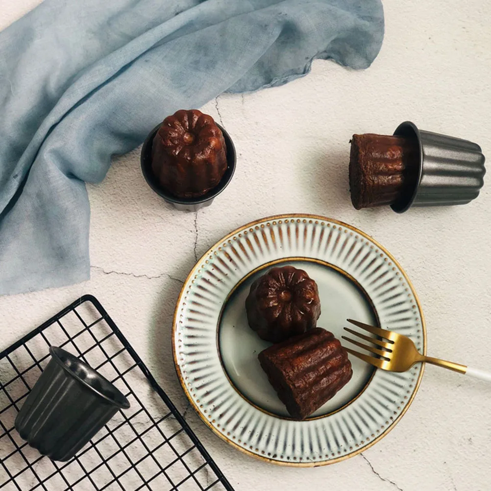 

2pcs Baking Plate Bread Mold Baking Gadget Bread Baking Tray For Home Kitchen Restaurant Cake Dessert Cup Bread Mold