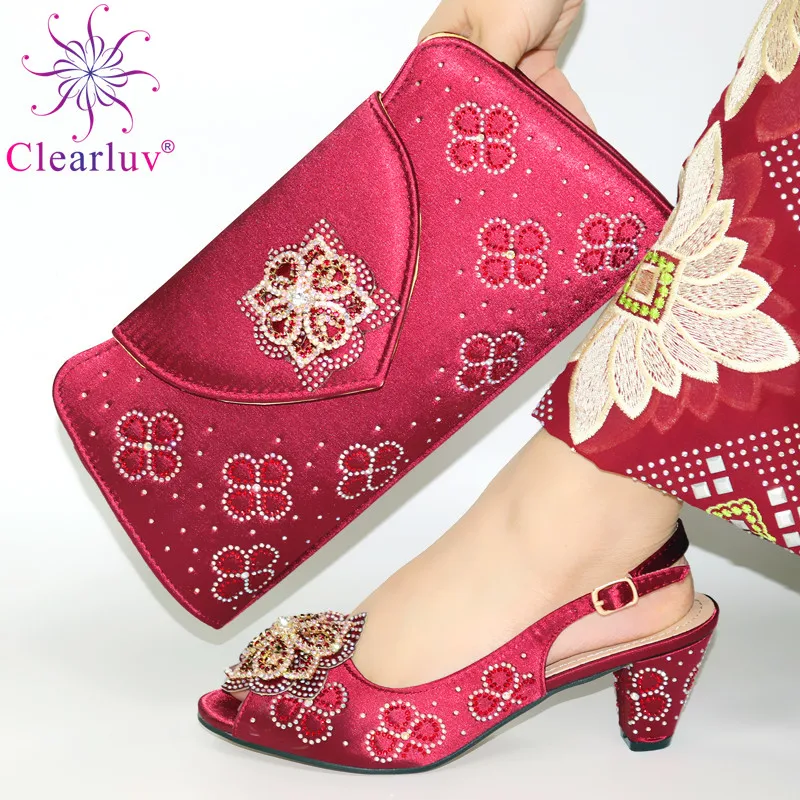 Женские туфли и сумочки небесно-голубого цвета в нигерийском стиле комплект из