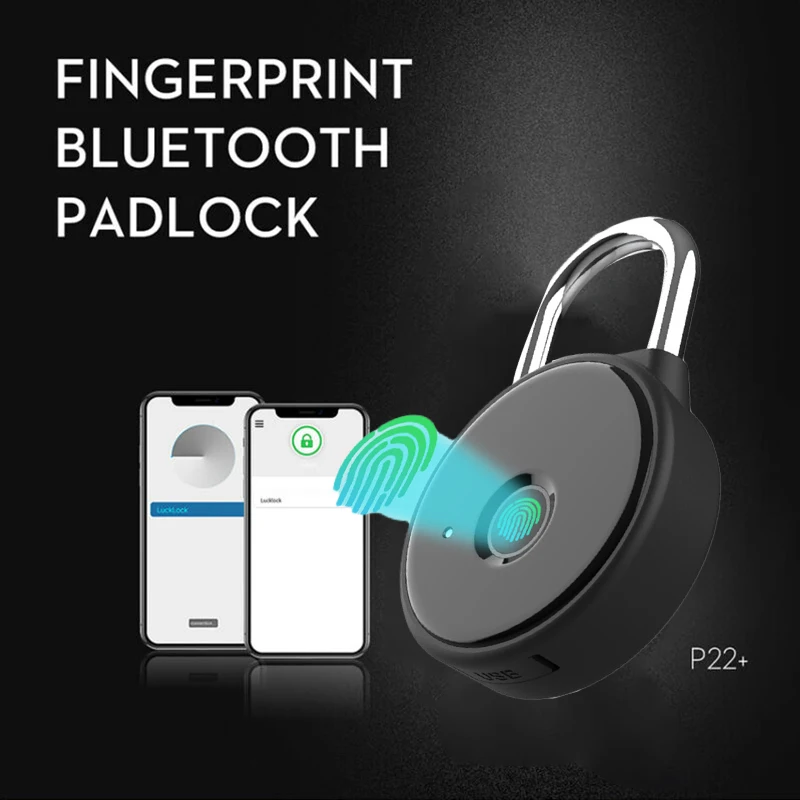 Smart Keyless Fingerprint Padlock USB Rechargeable Lock For Door Drawer Suitcase | Обустройство дома