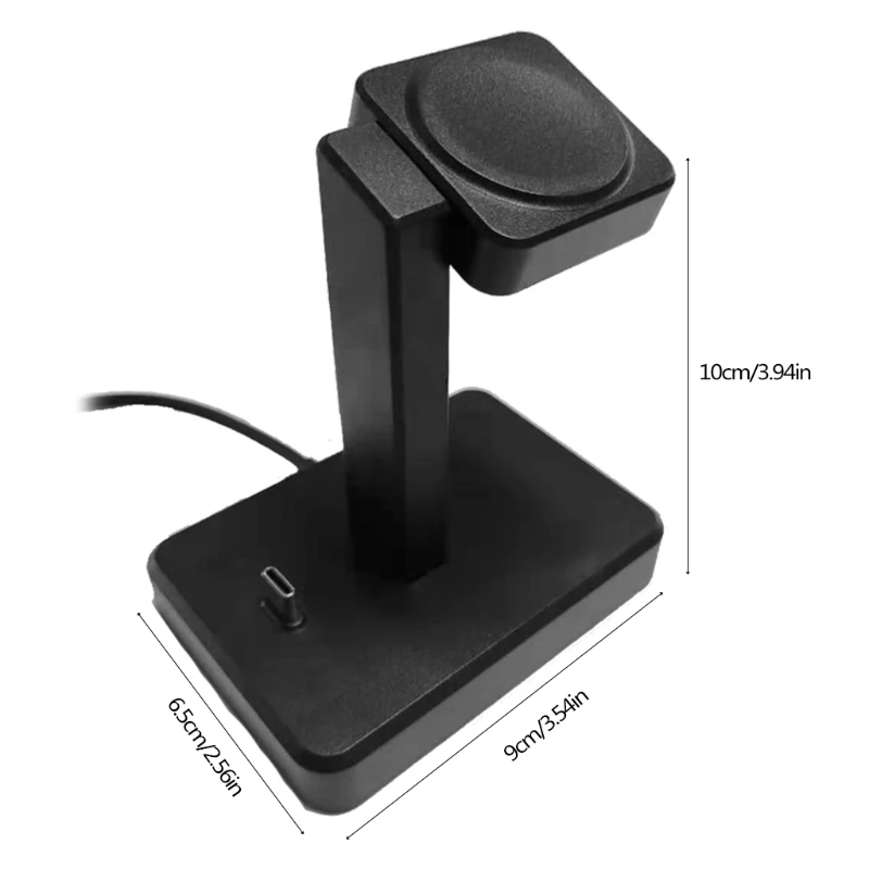 

Wireless Charger 2 in 1, Wireless Charging Station for 41 45 R500 Watch and Earbuds Fast Charger Stand Dock