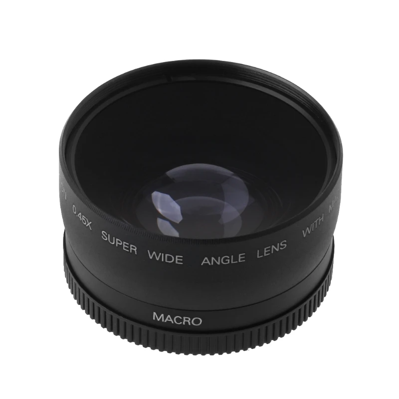

R58B 0.45x 58mm Wide Angle Macro Lens Cap for canon Eos 350D 400D 450D 500D 1000D